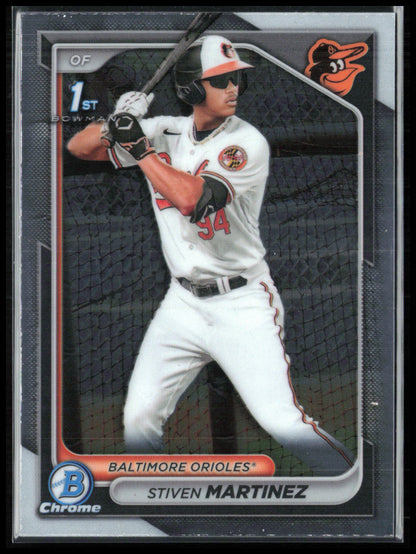 Stiven Martinez 1st Bowman Chrome