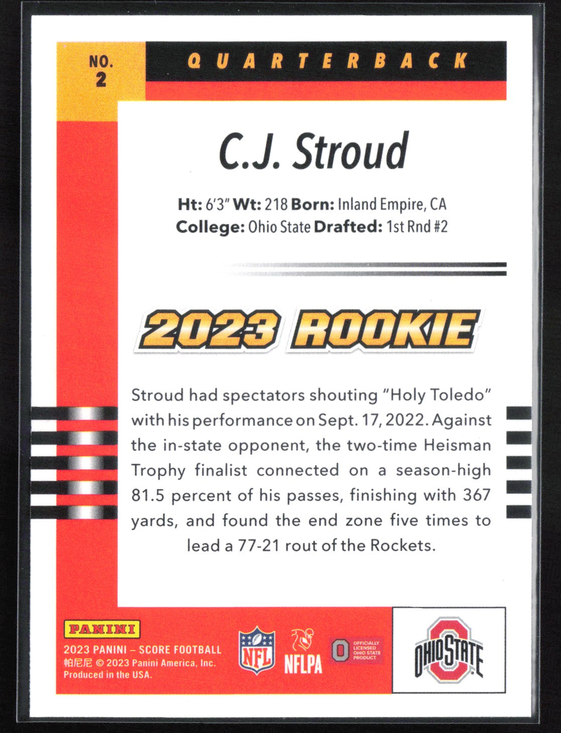 C.J. Stroud RC