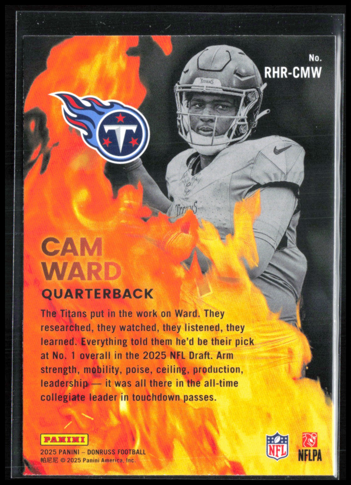 Cam Ward RC Red Hot Rookies