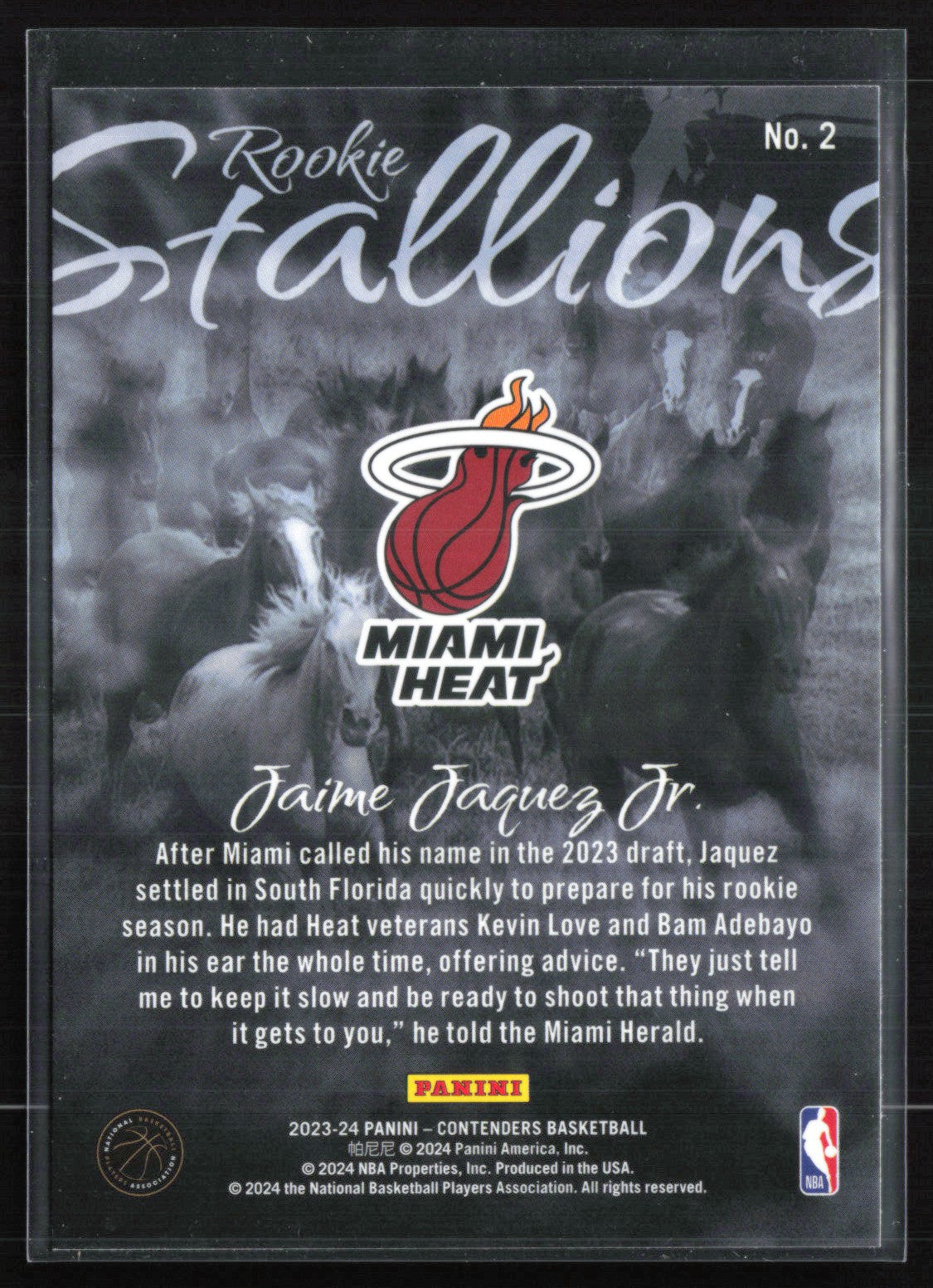 Jaime Jaquez Jr. RC Stallions