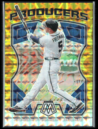 Freddie Freeman Yellow Mosaic /99