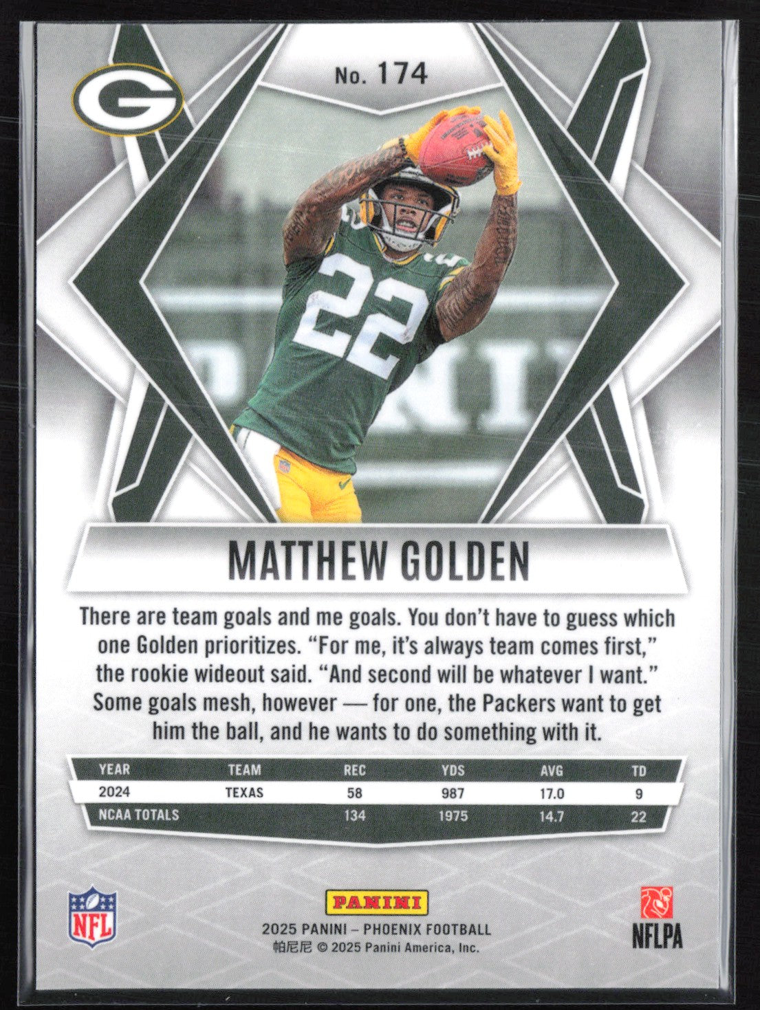 Matthew Golden RC
