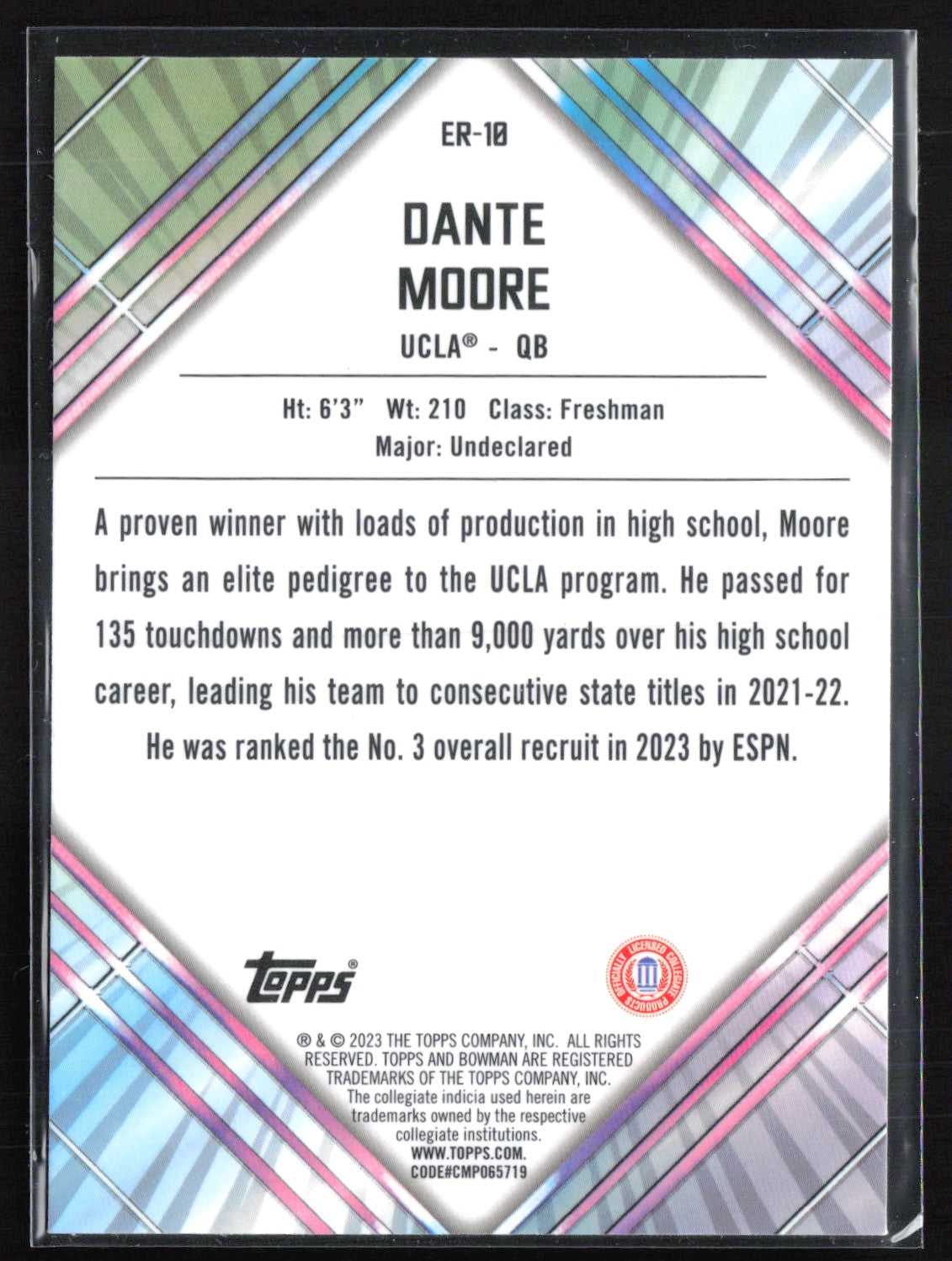 Dante Moore Early Risers