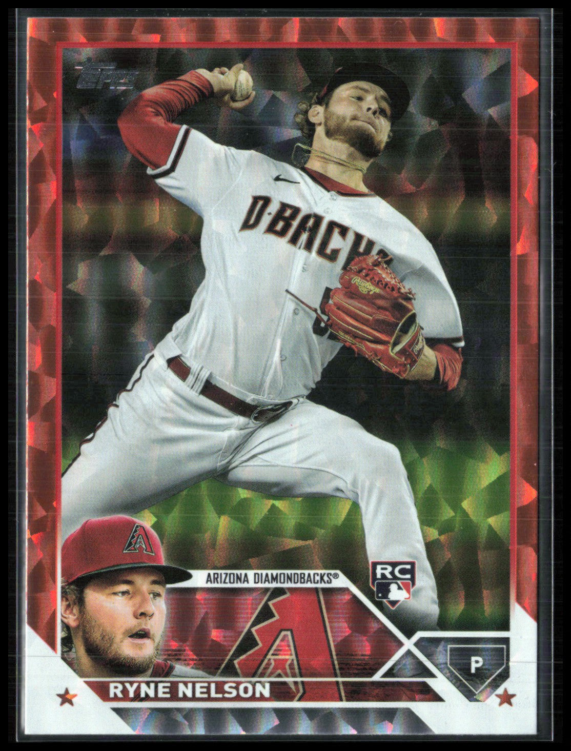Ryne Nelson RC Orange Crackle Foil /399