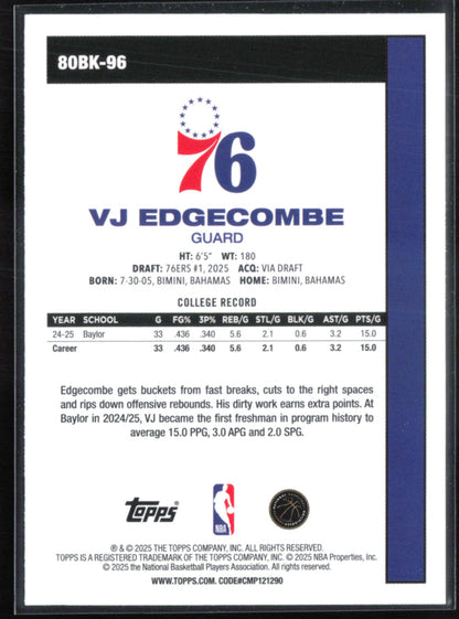 VJ Edgecombe RC