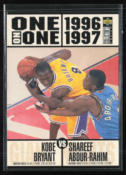 Kobe Bryant/Shareef Abdur-Rahim 1996 Collector's Choice
