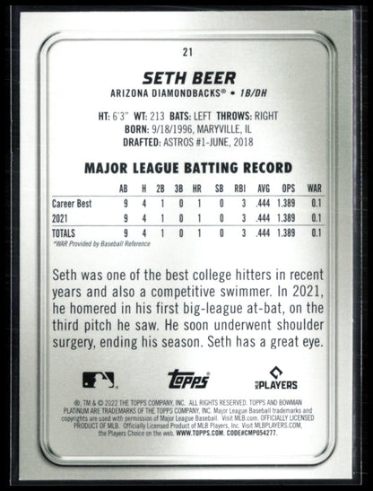 Seth Beer RC