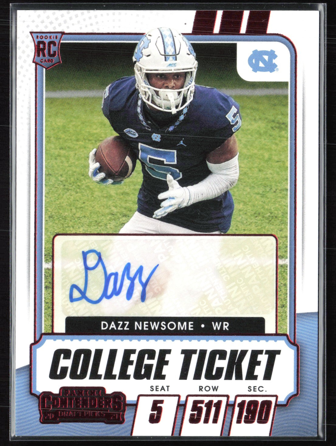 Dazz Newsome RC Auto College Ticket