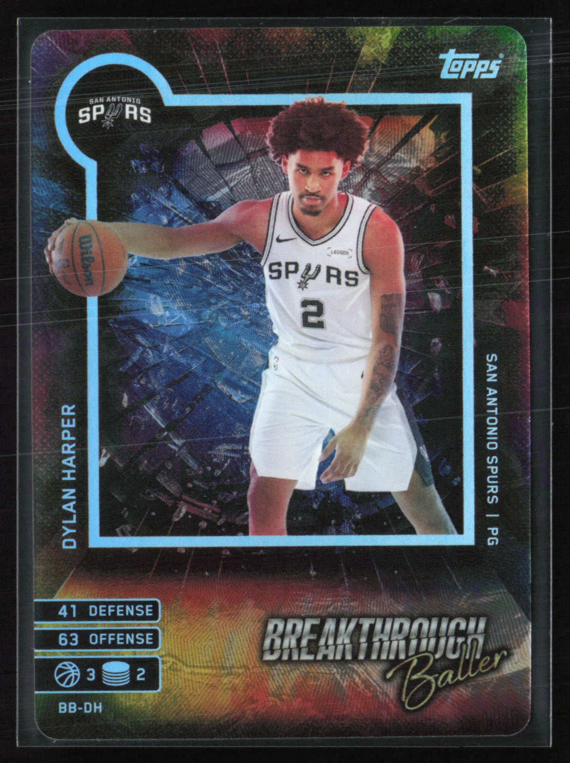Dylan Harper Breakthrough Baller 2025 Match Attax