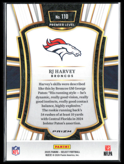 RJ Harvey RC Silver Premier Level