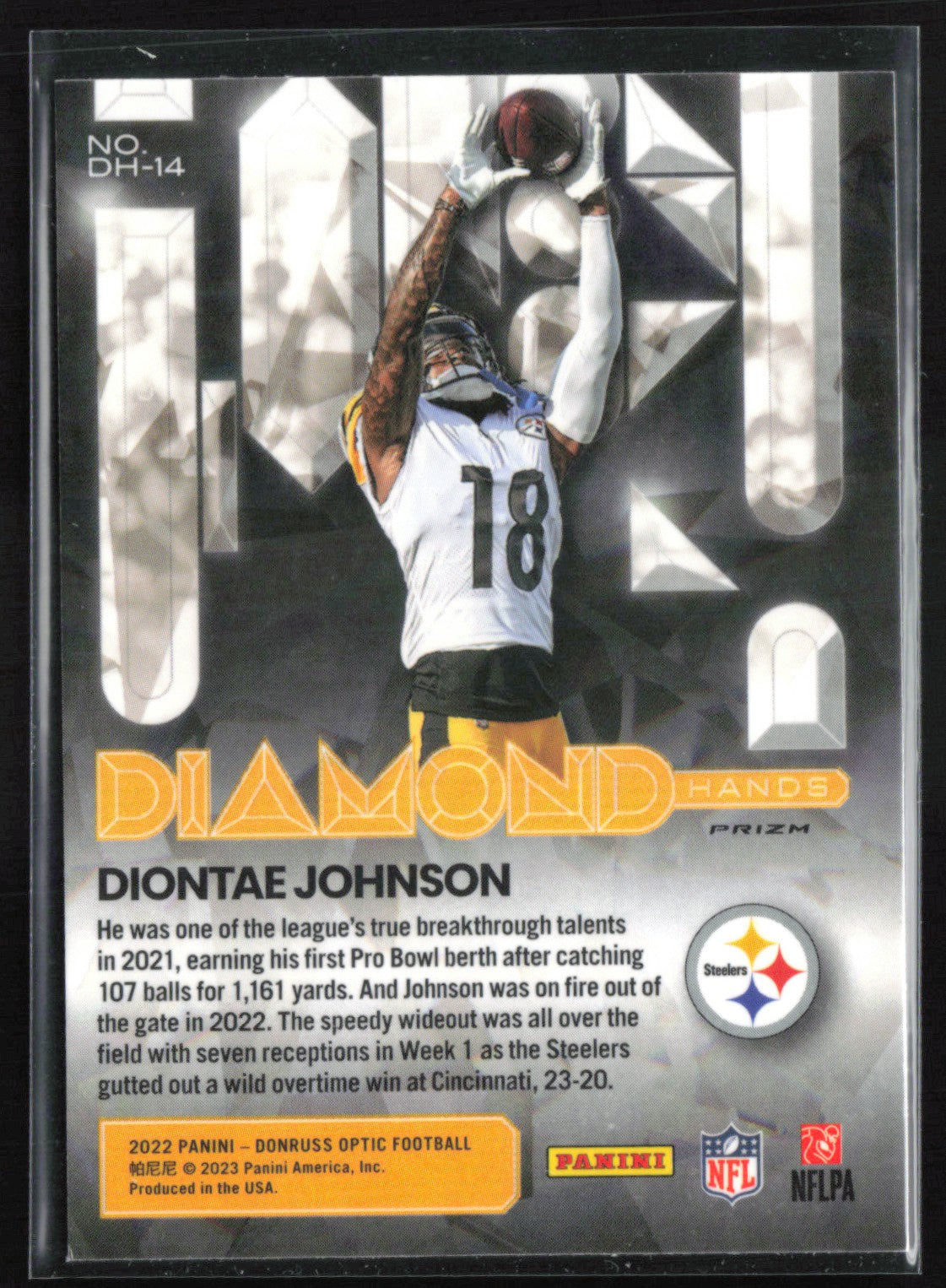 Diontae Johnson Diamond Hands