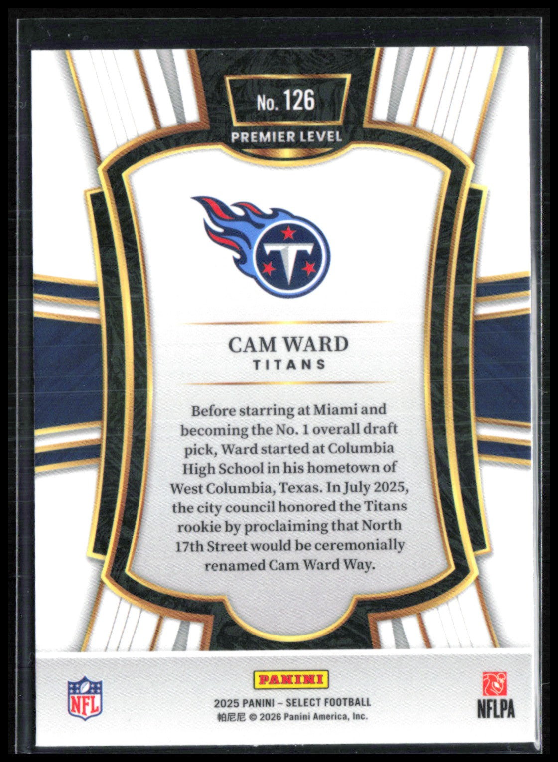 Cam Ward RC Premier Level