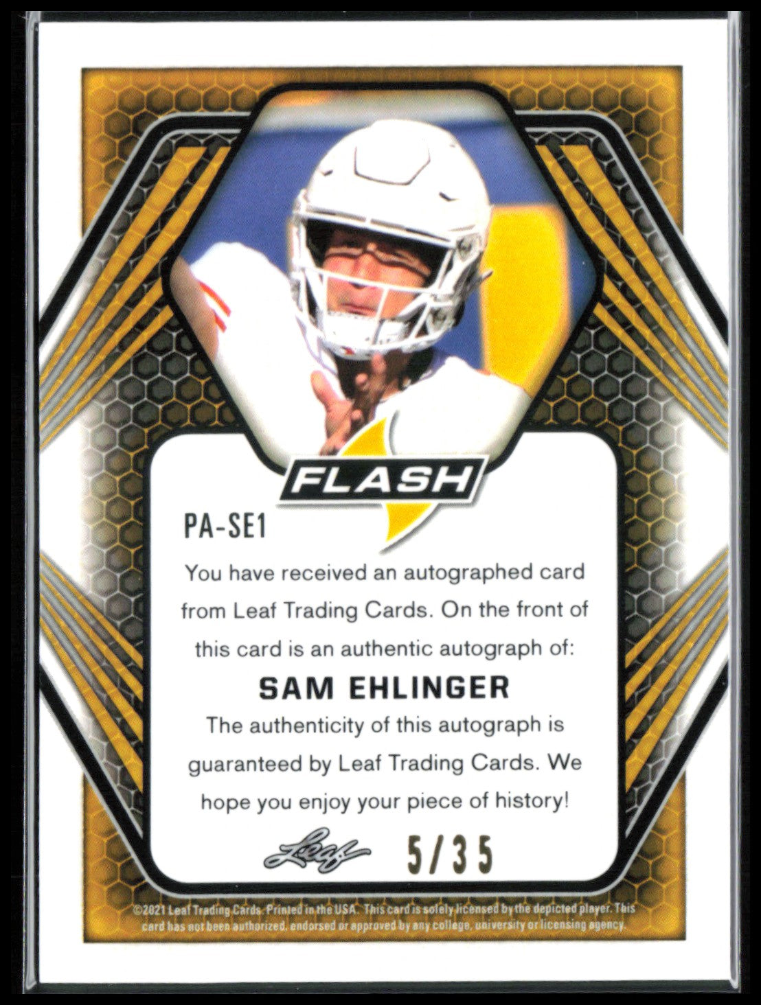 Sam Ehlinger /35 Flash Auto