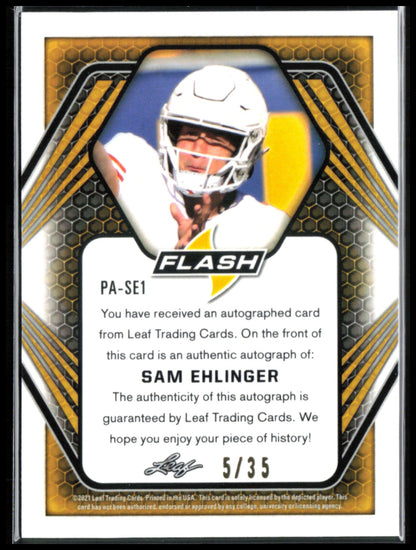 Sam Ehlinger /35 Flash Auto