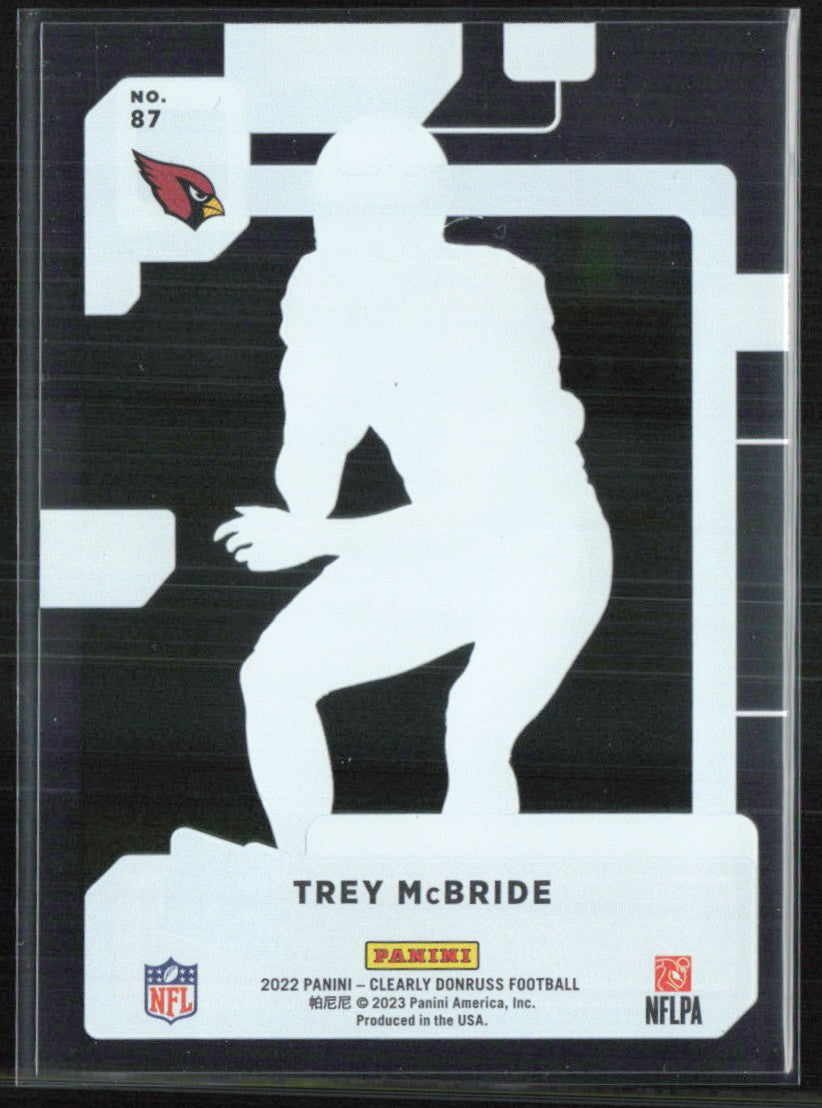 Trey McBride RC 2022 Clearly Donruss