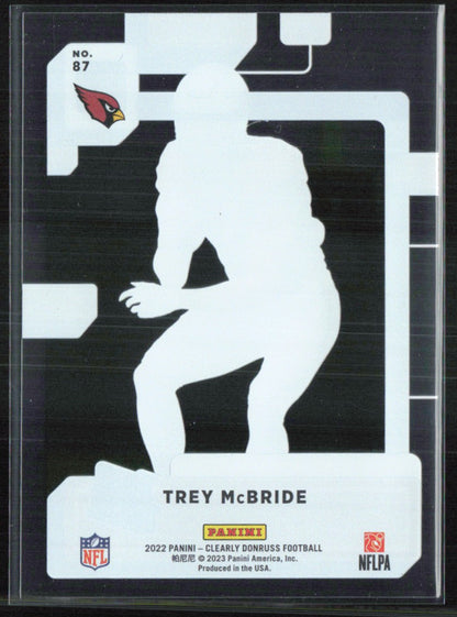 Trey McBride RC 2022 Clearly Donruss