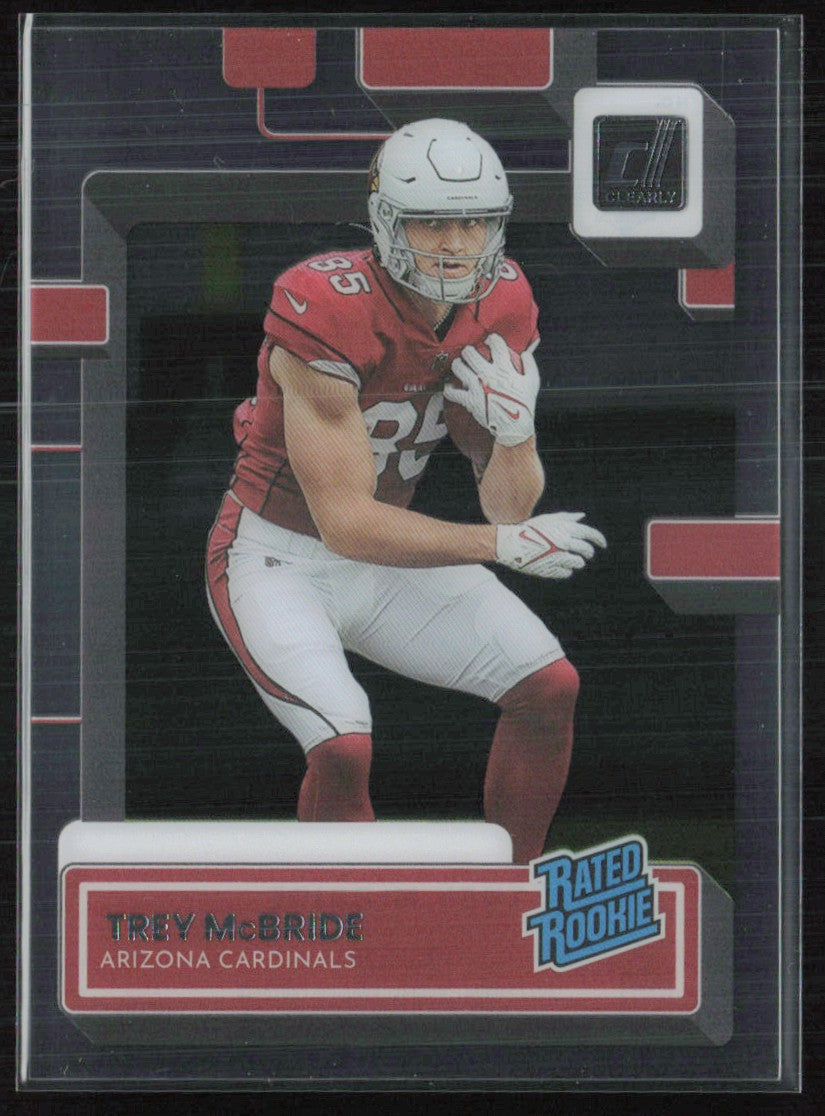 Trey McBride RC 2022 Clearly Donruss
