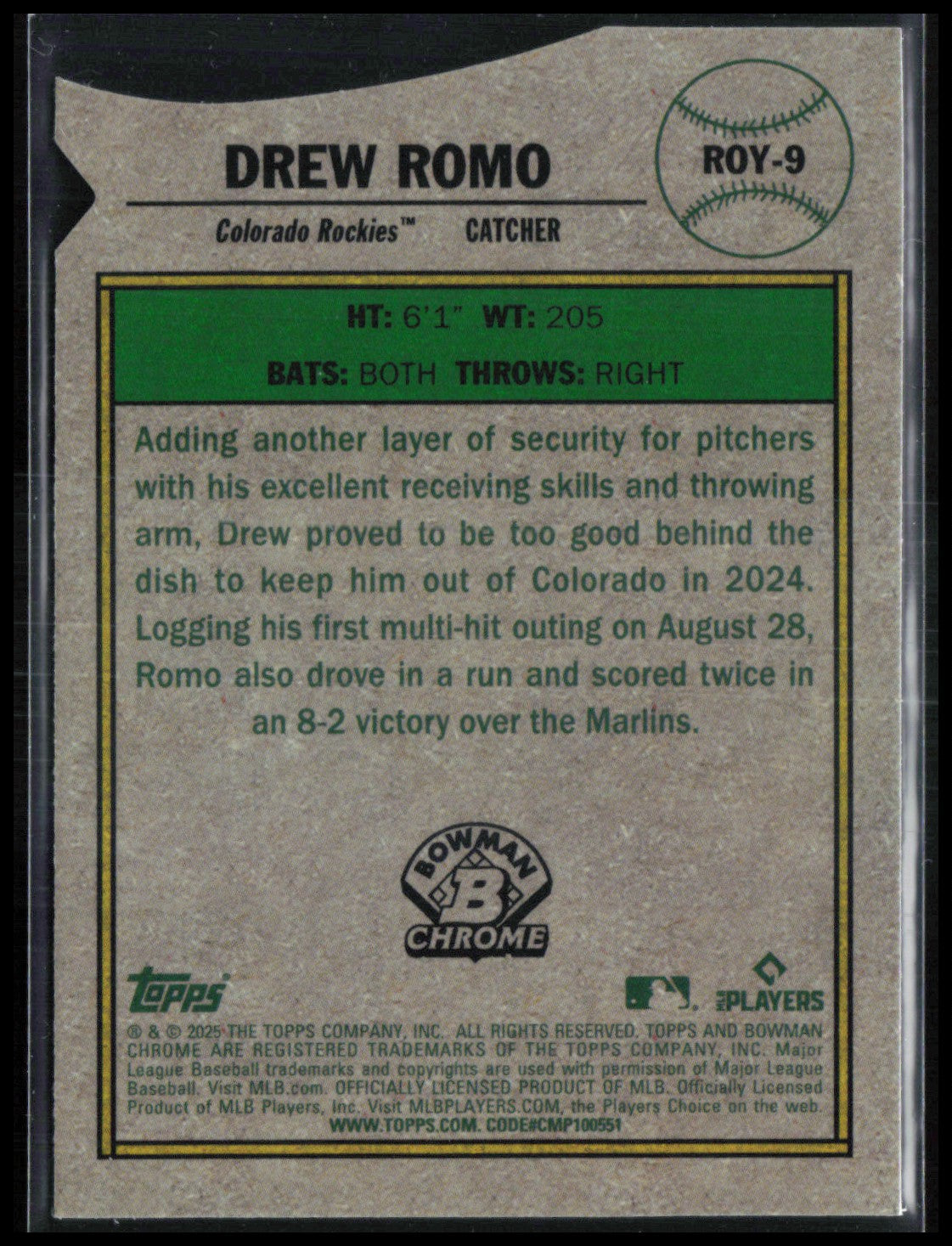 Drew Romo RC Die-Cut