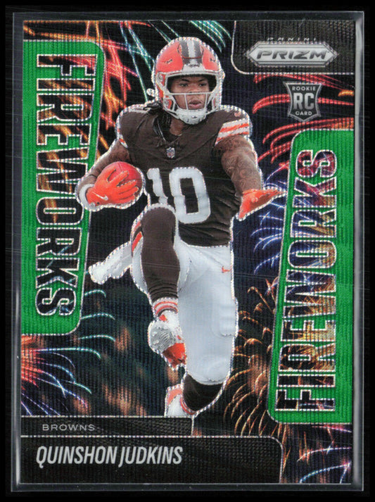 Quinshon Judkins RC Fireworks Green Wave