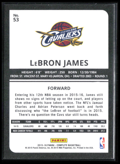 LeBron James 2015-16 Complete