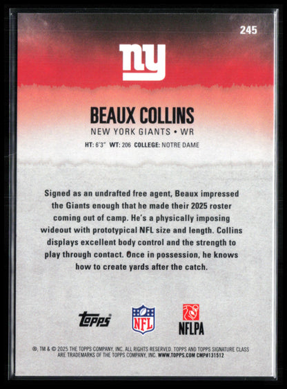 Beaux Collins RC