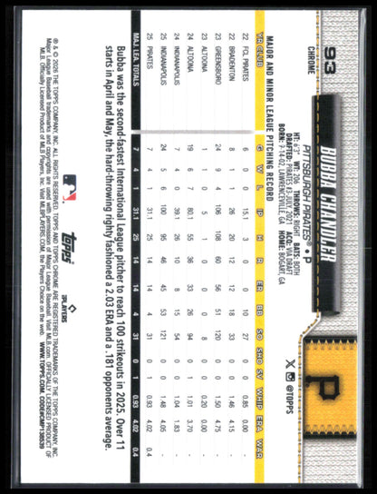 Bubba Chandler RC