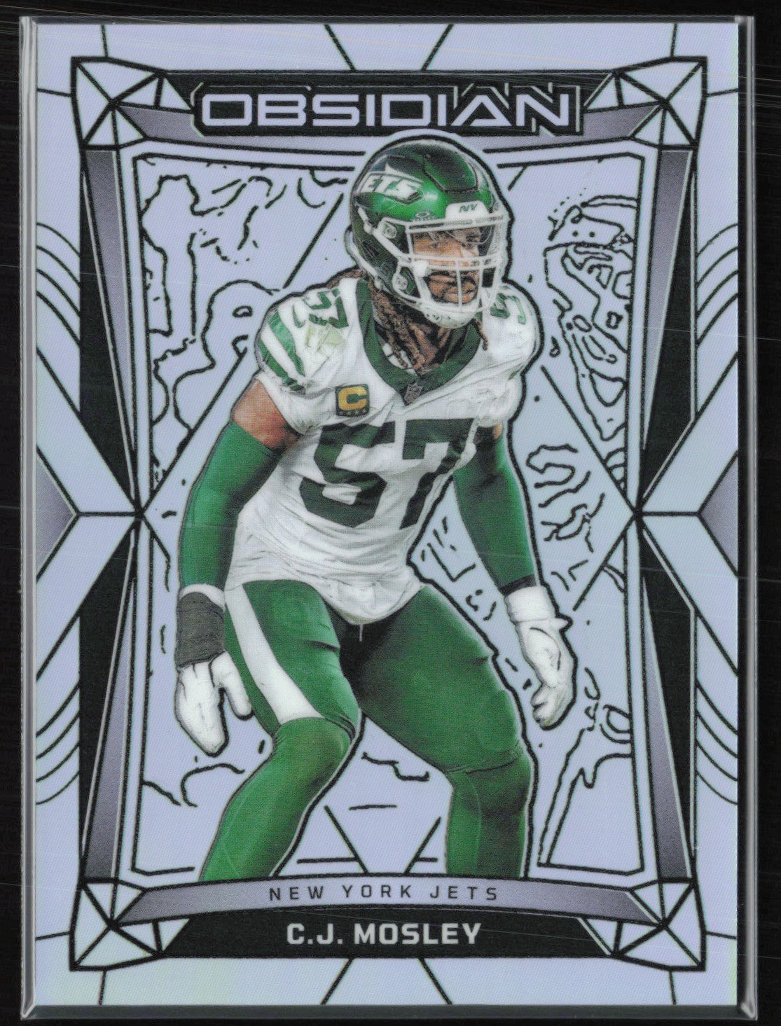 C.J. Mosley /75 2024 Obsidian Silver
