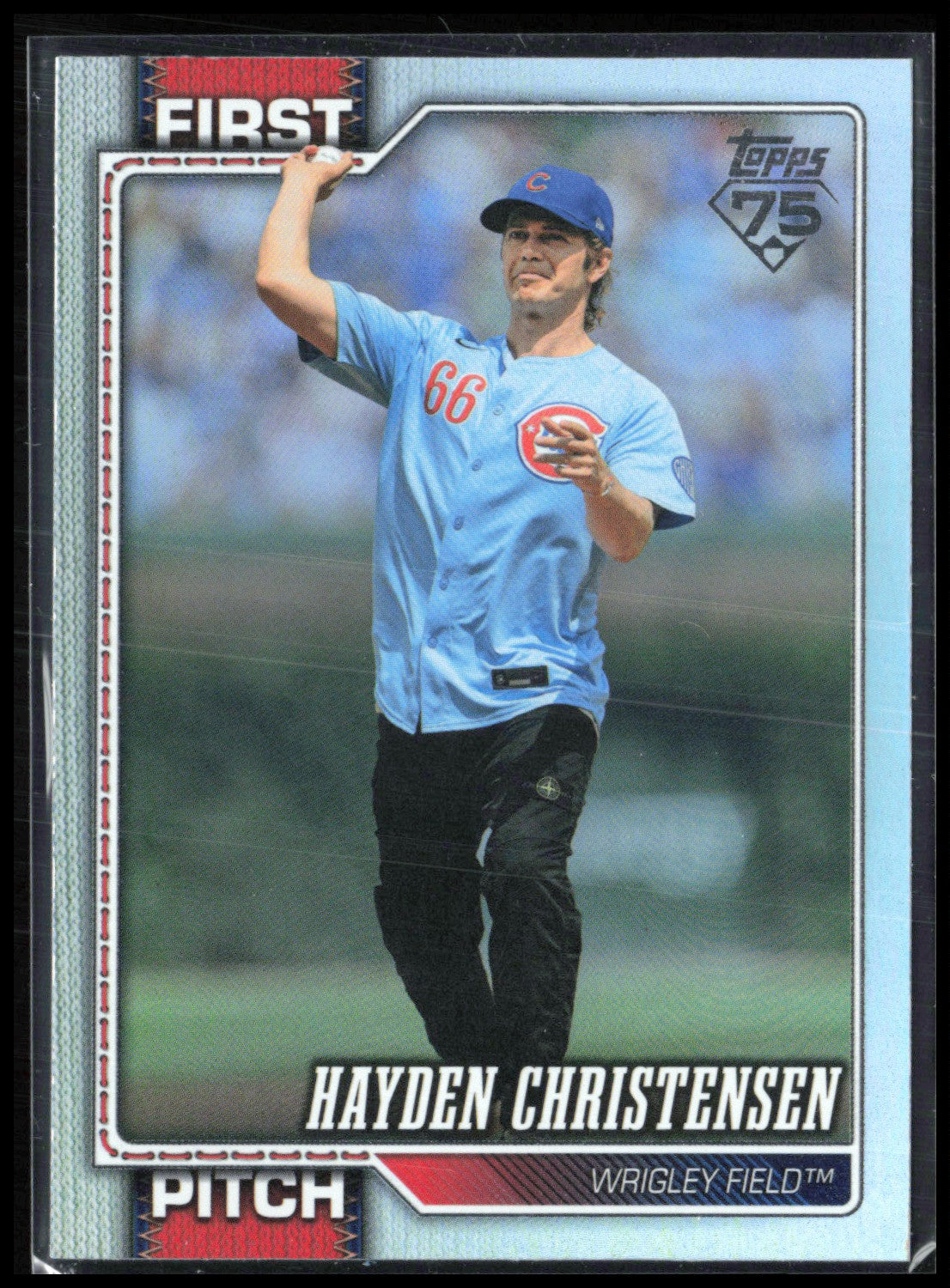 Hayden Christensen Rainbow Foil First Pitch
