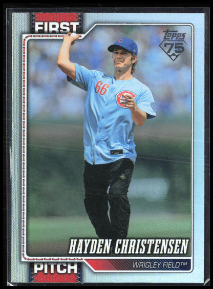 Hayden Christensen Rainbow Foil First Pitch
