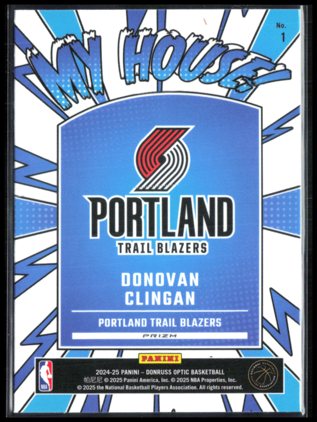 Donovan Clingan RC My House Holo