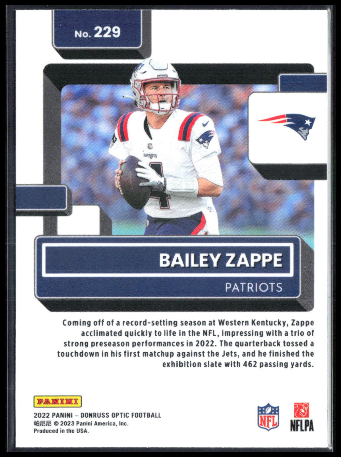 Bailey Zappe RC
