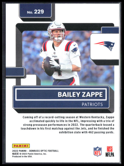 Bailey Zappe RC