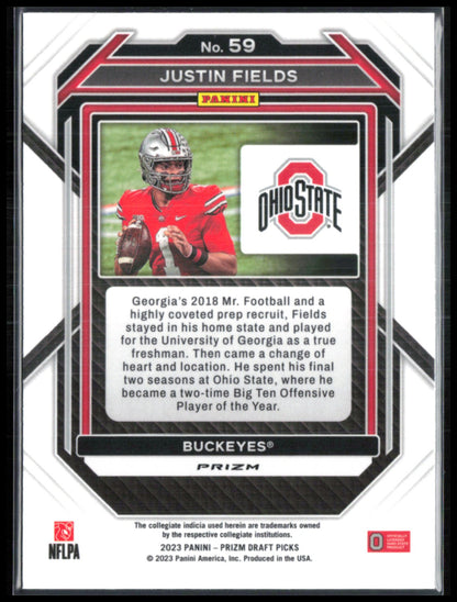 Justin Fields Yellow Ice