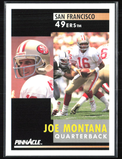Joe Montana 1991 Pinnacle