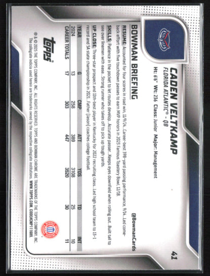 Caden Veltkamp 1st BOwman Pink