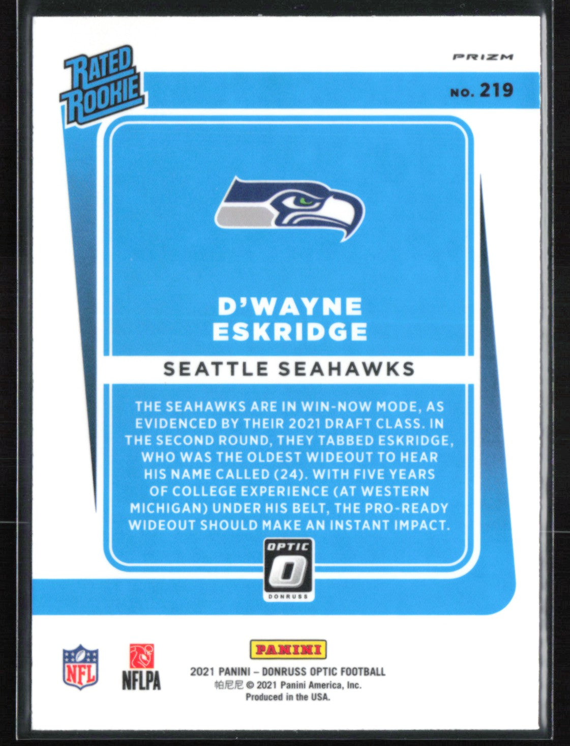 D'Wayne Eskridge RC Pink