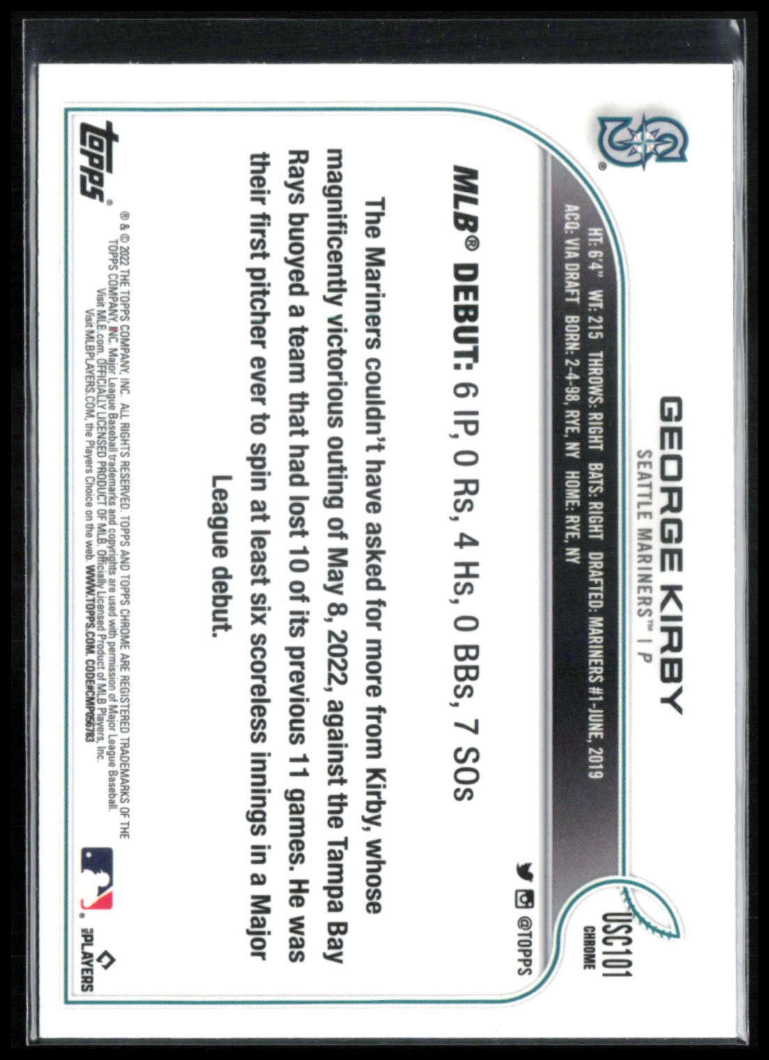 George Kirby RC