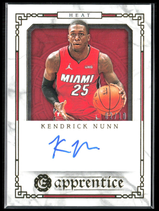 Kendrick Nunn Auto /10 Apprentice 2020-21 Excalibur