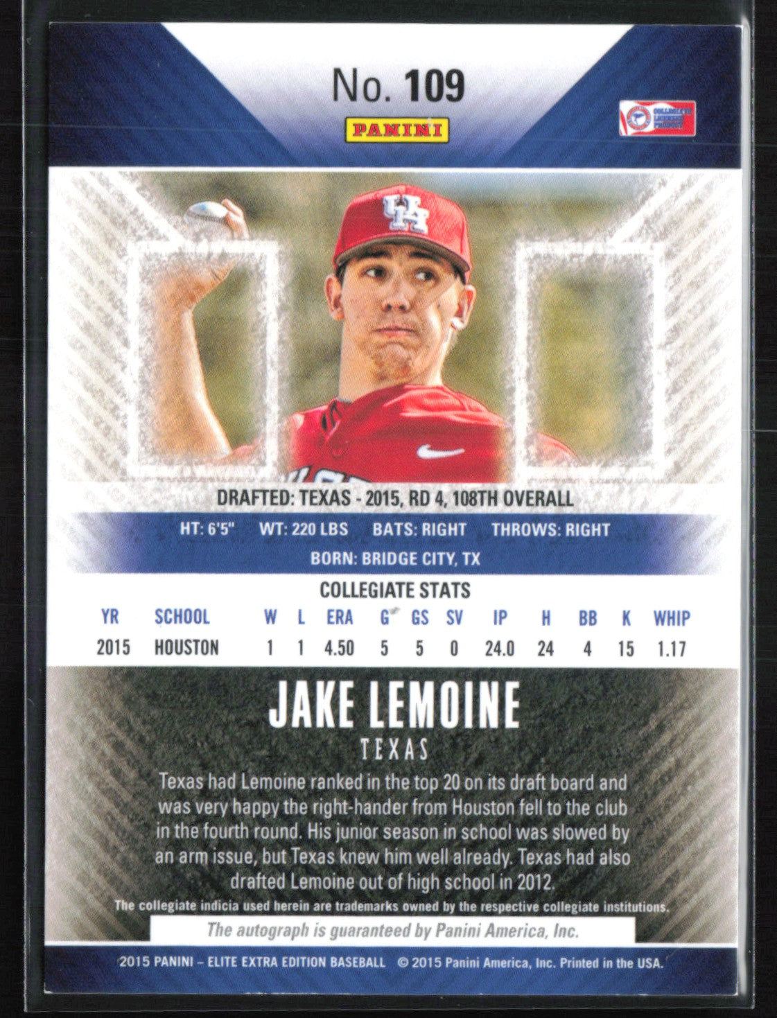 Jake Lemoine Auto Red