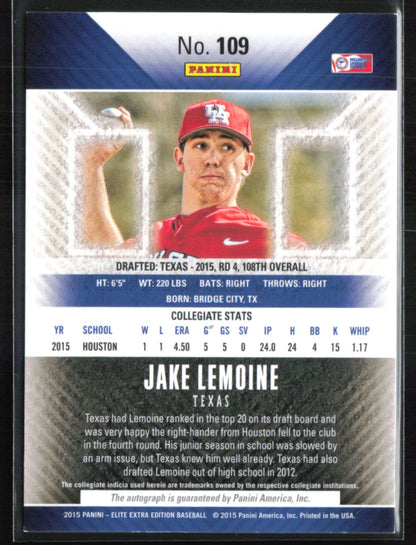 Jake Lemoine Auto Red