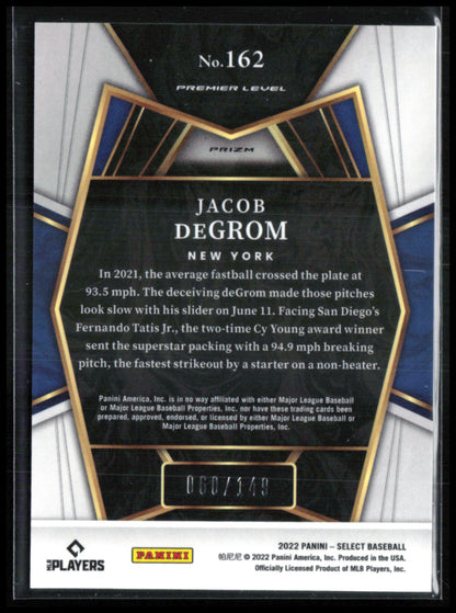 Jacob deGrom Light Blue /149