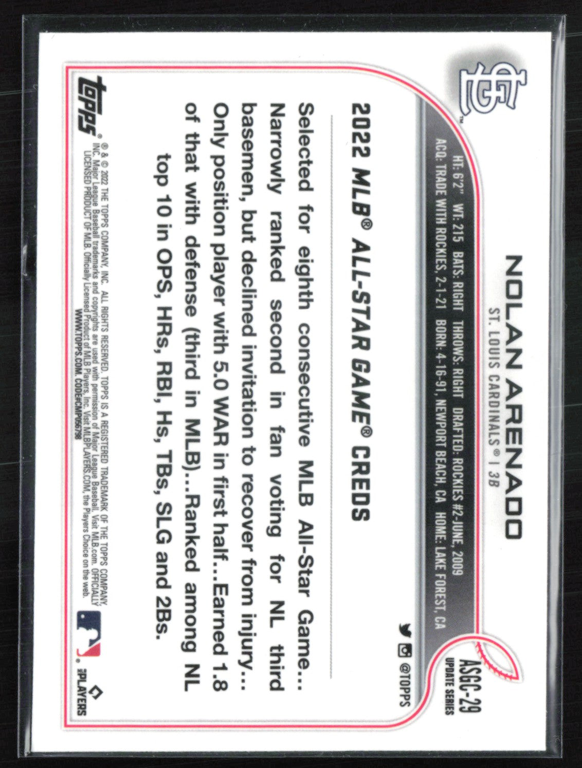 Nolan Arenado ASG
