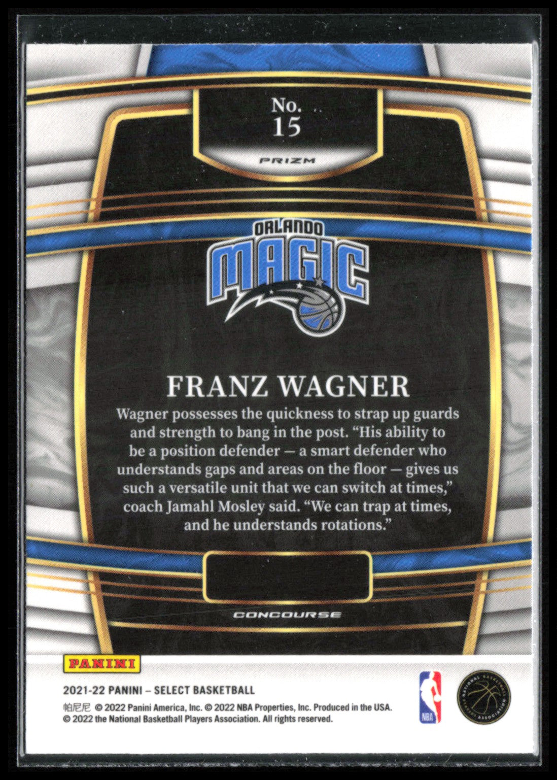 Franz Wagner RC Tri-Color Prizm