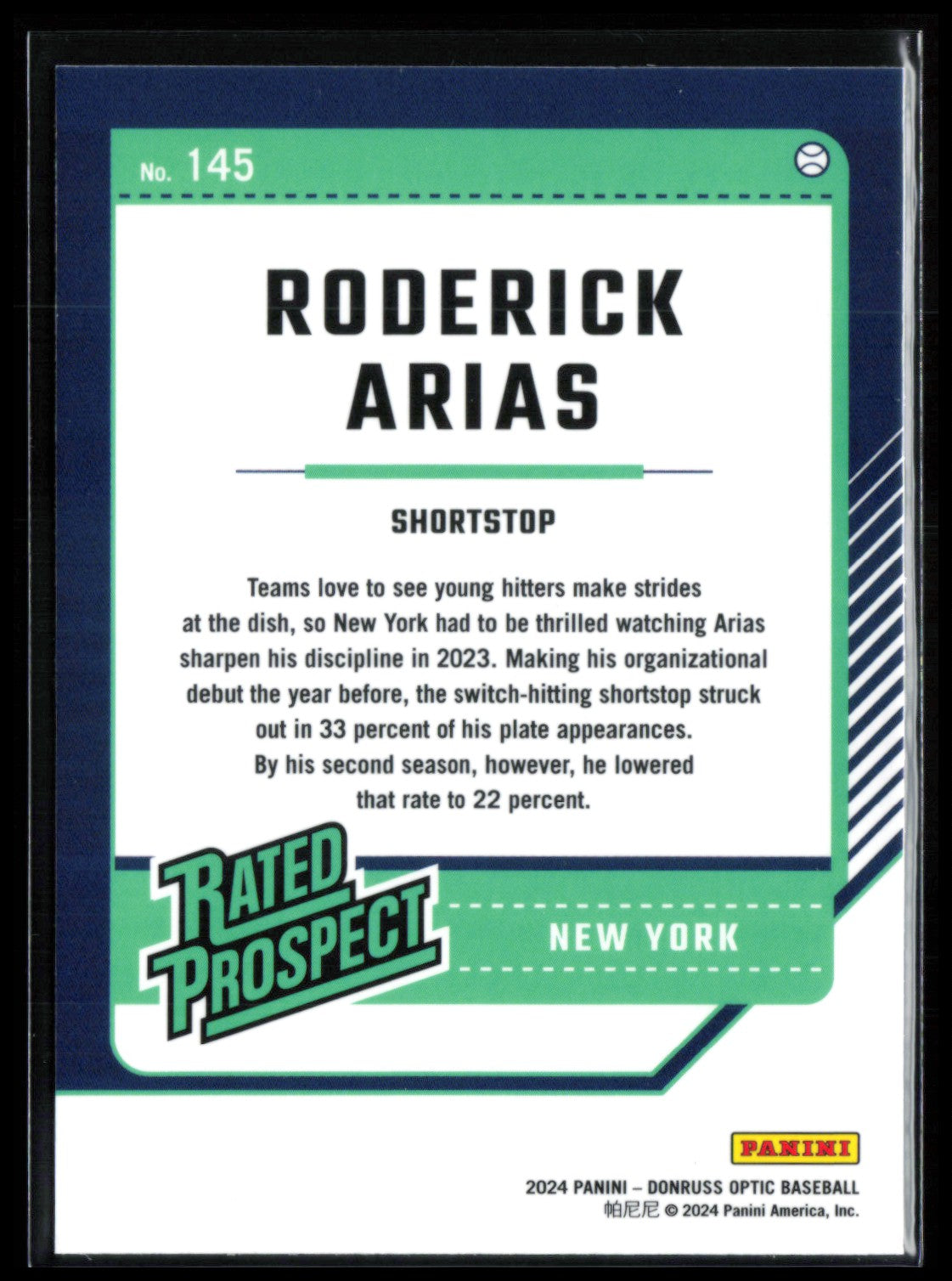 Roderick Arias Prospect