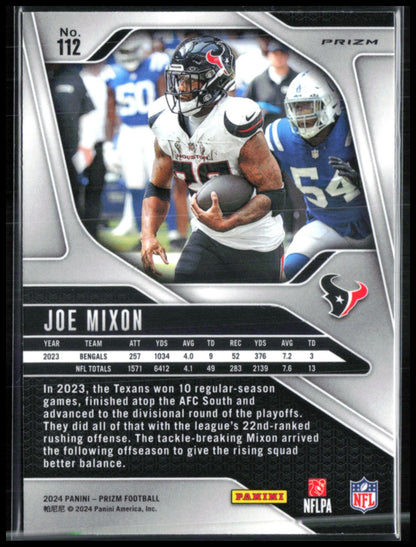 Joe Mixon Orange Lazer
