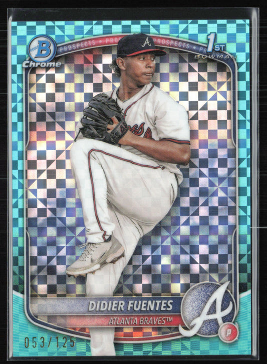 Didier Fuentes 1st Bowman Aqua X-Fractor /125