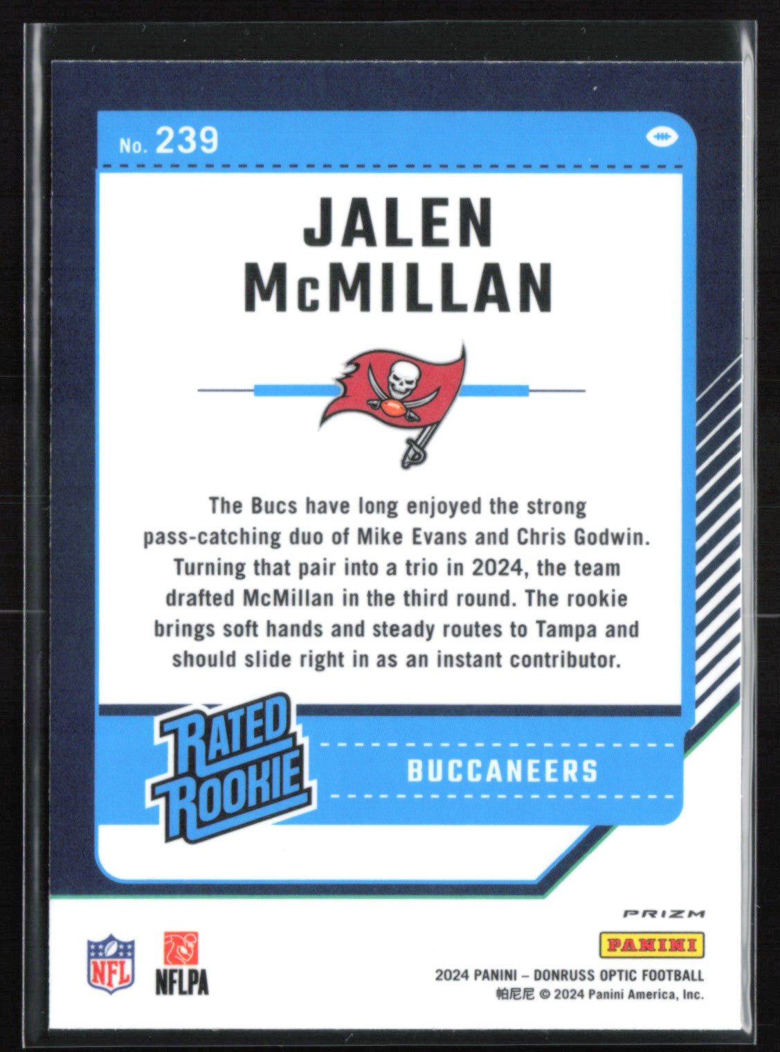 Jalen McMillan RC Purple Shock