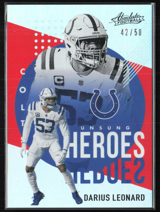 Darius Leonard /50 Unsung Heroes
