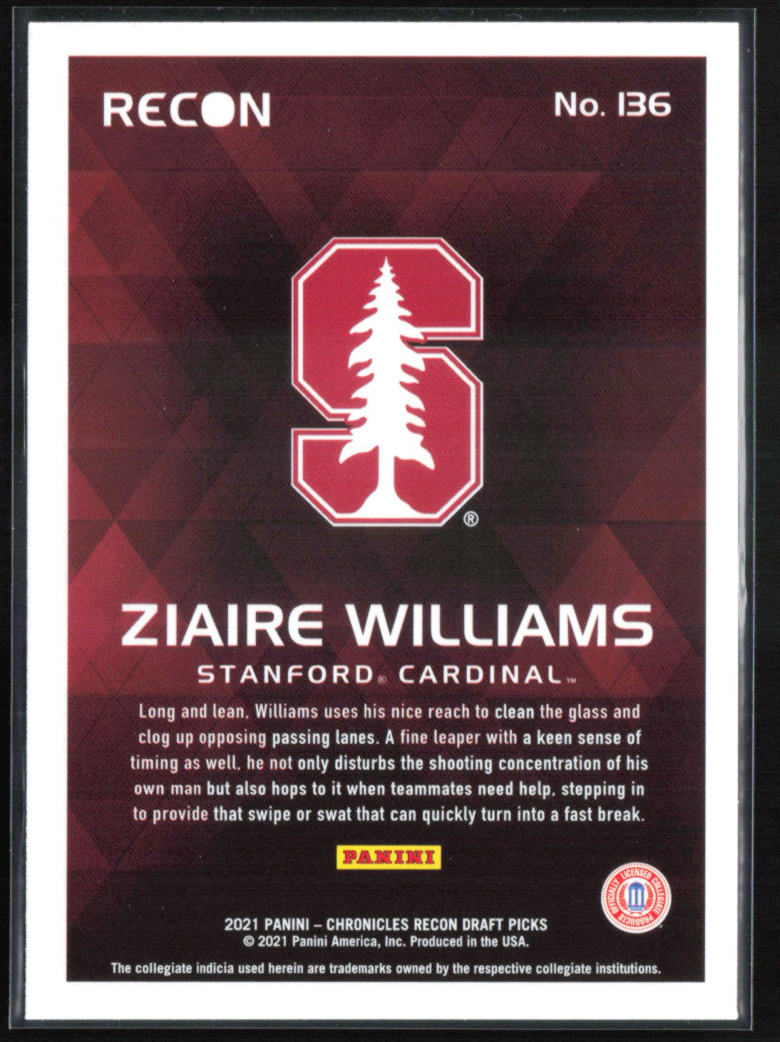 Ziaire Williams RC