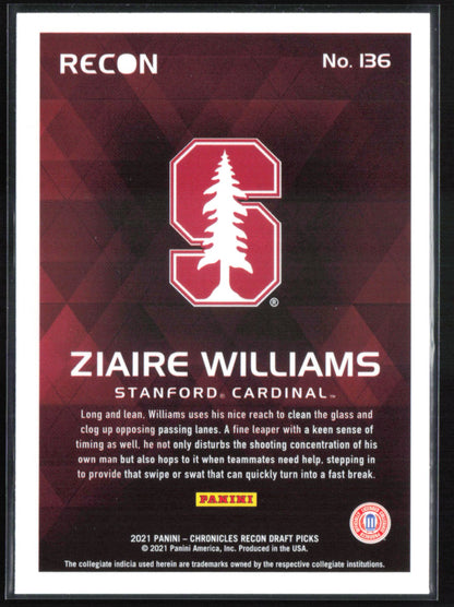 Ziaire Williams RC
